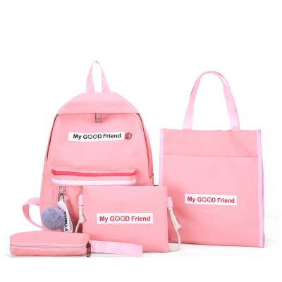 New Arrived Youth Series Products Of Simple Style 4 Pieces Bag Set For Best Friend